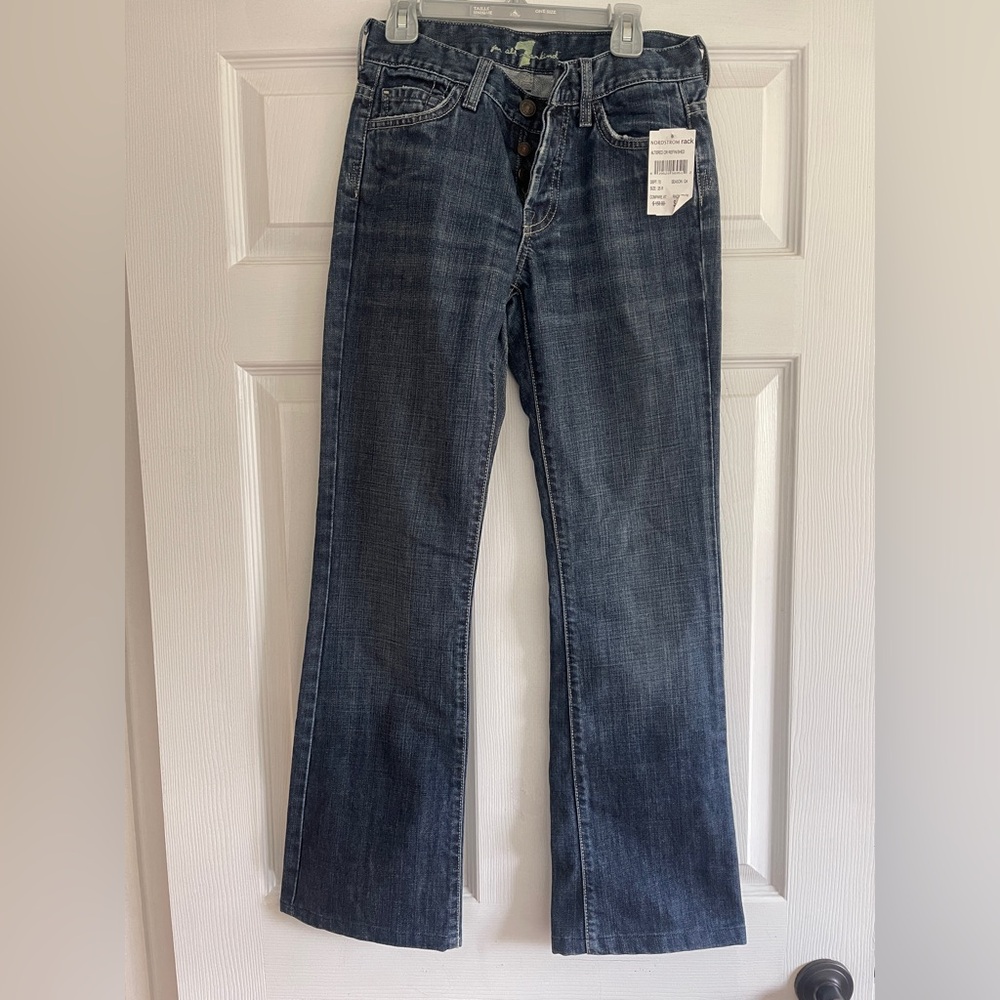 7 For All Mankind Classic Blue Boot Cut Denim